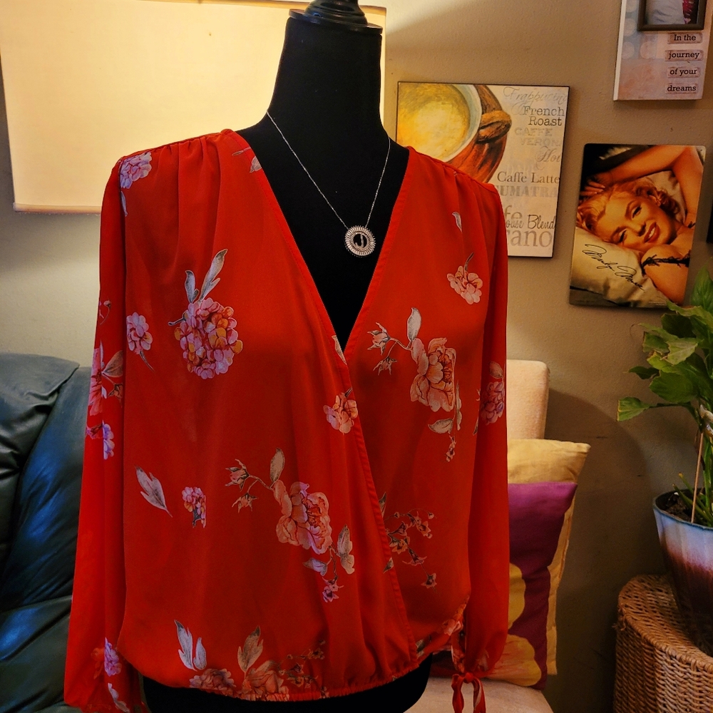 Collective Concepts Floral Blouse